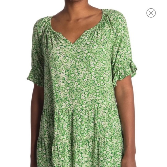 beachlunchlounge Tops - “BEACH LUNCH LOUNGE” Akia Floral Ruffled Top